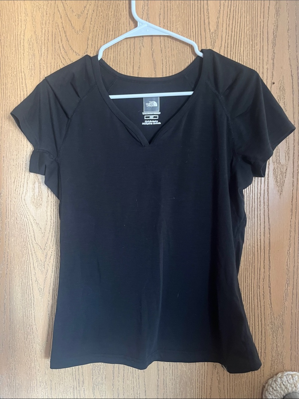North Face black women tee S